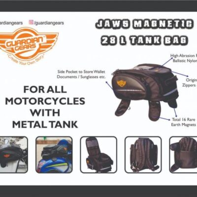 Jaws Magnetic 28L Tank Bag with Rain Cover