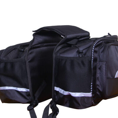 Mustang 50L Saddle Bag with Rain Cover