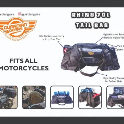 Rhino 70L Tail Bag with Rain Cover