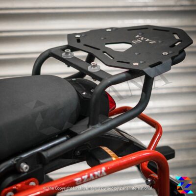 ZANA TOPRACK T-2 WITH ALUMINIUM PLATE COMPATIBLE WITH PILLION BACKREST HIMALAYAN  (2016- onwards )