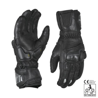 VIATERRA GRID – RIDING GLOVES-Black