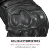 VIATERRA GRID – RIDING GLOVES-Black - Image 5