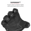 VIATERRA GRID – RIDING GLOVES-Black - Image 7