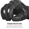 VIATERRA GRID – RIDING GLOVES-Black - Image 14