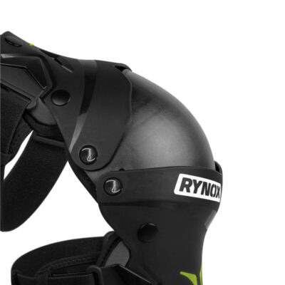 Rynox Bastion Bionic Knee Guards -Black HI-VIZ GREEN