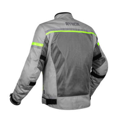 RYNOX AIR GT 3 JACKET – Grey Hi-Viz Green