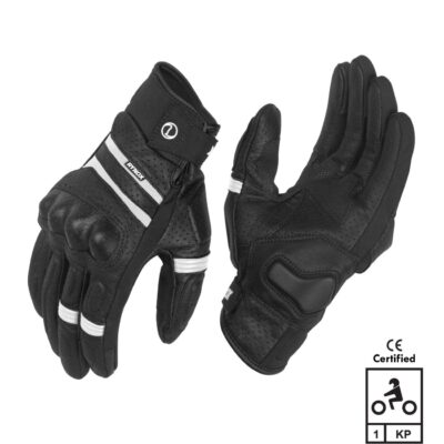 Rynox Air GT Gloves -Black White