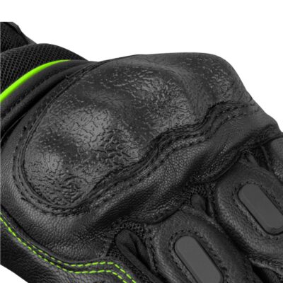 RYNOX TORNADO PRO 3 GLOVES – Black Hi-Viz Green