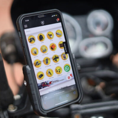LGP Mobile Holder Jaw-Grip (Bike / Motorcycle / Scooter Mobile Phone Holder Mount)