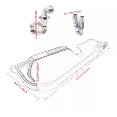 HAND GUARD HAND PROTECTOR WITH ALUMINIUM BRACE IMPORTED-UNIVERSAL