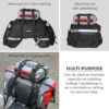 ViaTerra DryBag 8L - 100% Waterproof Motorcycle Tailbag/ Rear rack bag (Universal with versatile mounting) - Image 5